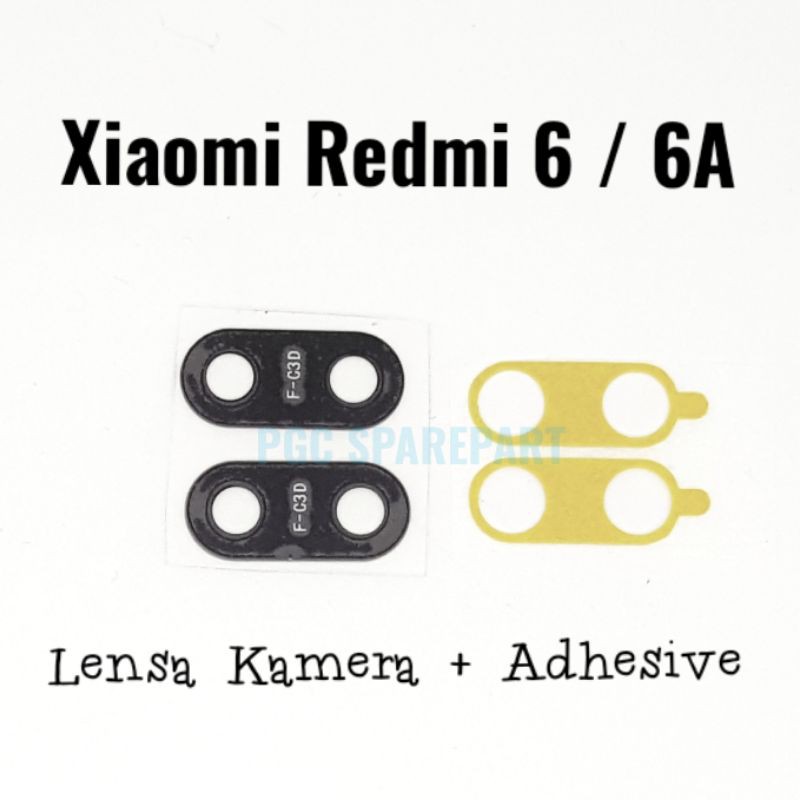 Original Ring Kaca Lensa Kamera Belakang Xiaomi Redmi 6 - 6A