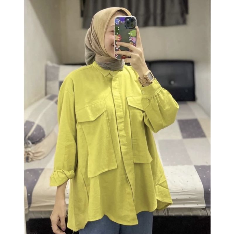 BLOUSE DUMA / KEMEJA DUMA/ BLOUSE RUFLE/ KEMEJA RUFLE