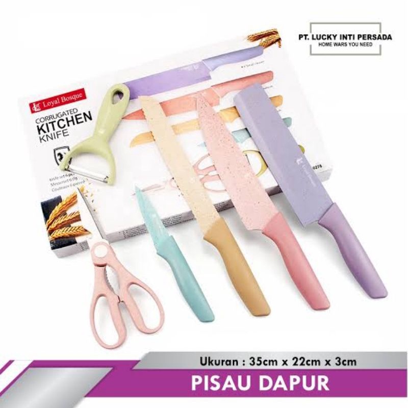 SET PISAU JERAMI/PISAU SET WARNA TAJAM