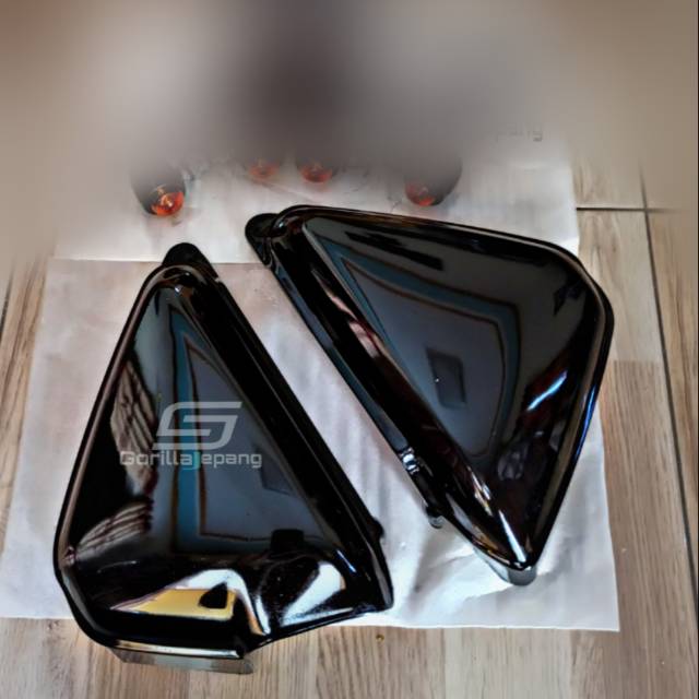 SEPASANG Bok aki cover aki tutup aki japstyle custom GLpro Tiger megapro CB Byson Scorpio Vixion