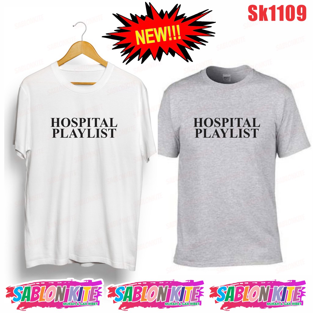 MURAH!!! KAOS DRAKOR HOSPITAL PLAYLIST SK1109 UNISEX COMBED 30S