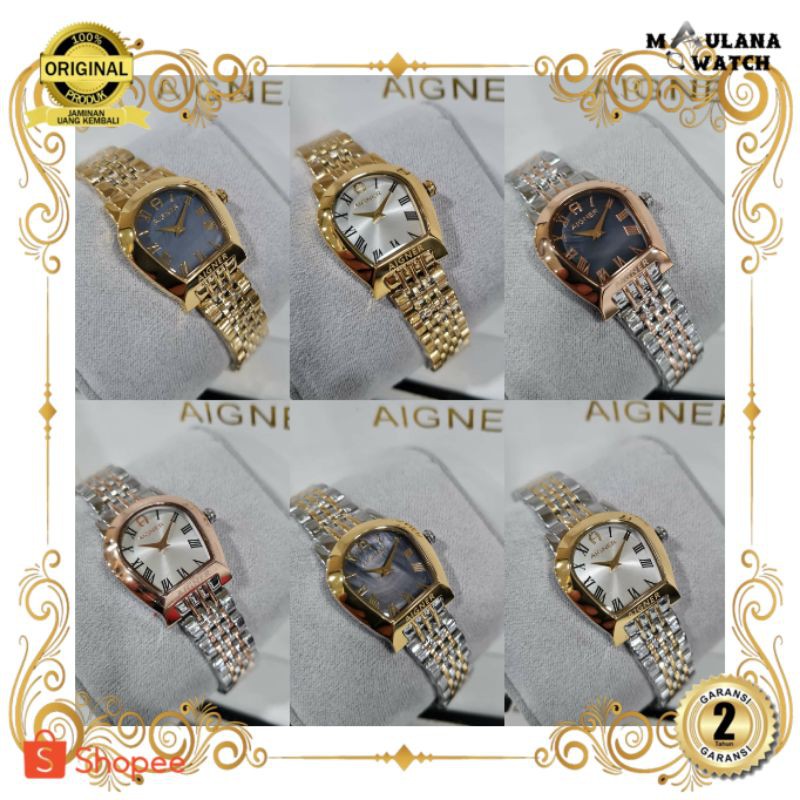 JAM TANGAN PRIA WANITA | RANTAI | KULIT | KARET | MURAH | WANITA [AIGNER VERONA NUOVO] ORIGINAL