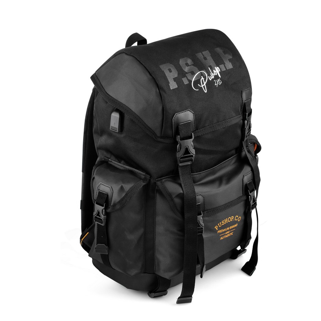 BACKPACK PUSHOP STONE Free Raincover