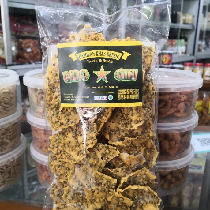 

peyek rempeyek kacang hijau indogiri khusus GOJEK grab