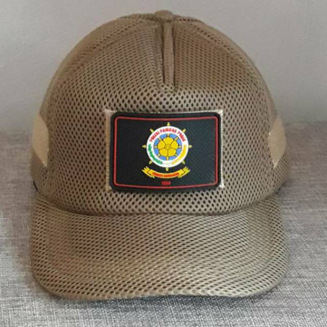 TOPI SATPOL PP - TOPI SATPOL PP VELCRO JARING DOUBLE MESH