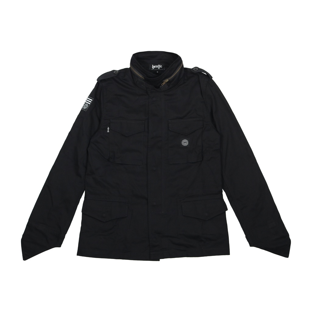 Heretic - M65 Jacket - Black Pentagram