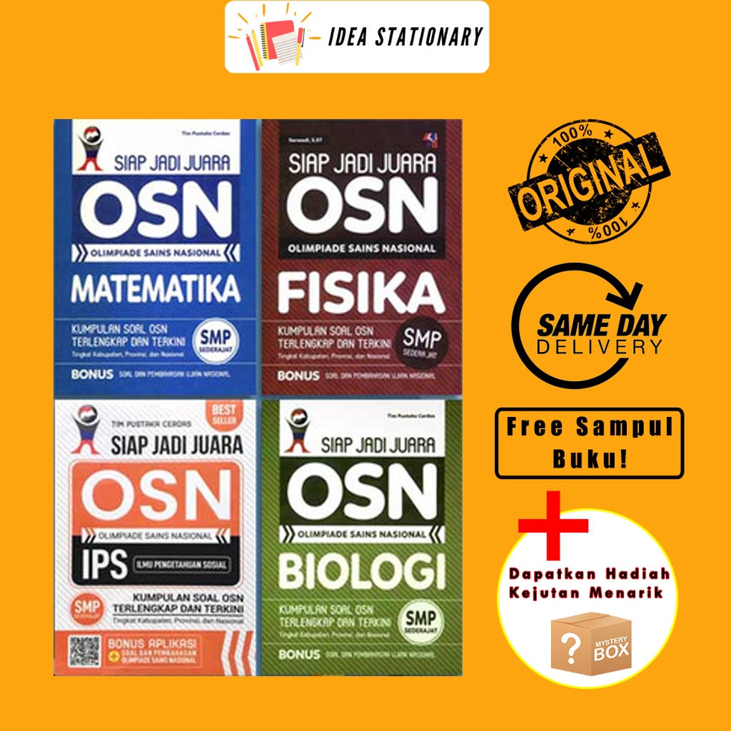 Jual Siap Jadi Juara Osn Olimpiade Sains Nasional Matematika Biologi Fisika Ips Smp 9258