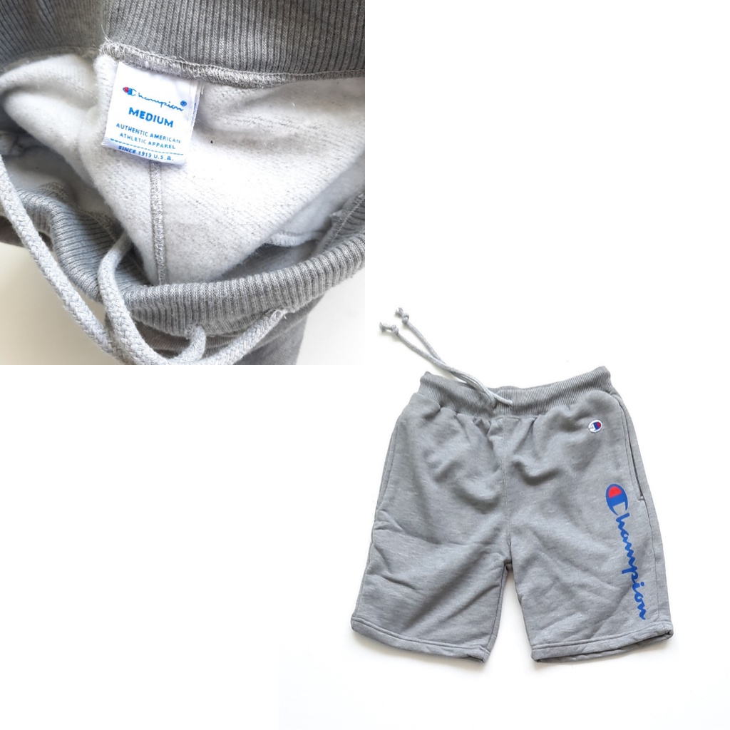 Champion Short Pants Script BORDIR LOGO / Celana Pendek Champion Original Pria Wanita