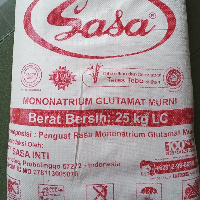 

TERBARU Sasa MSG 25 kg