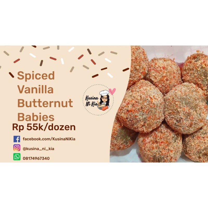 

PRE-ORDER | Spiced Vanilla Butternut Babies | 1 Dozen