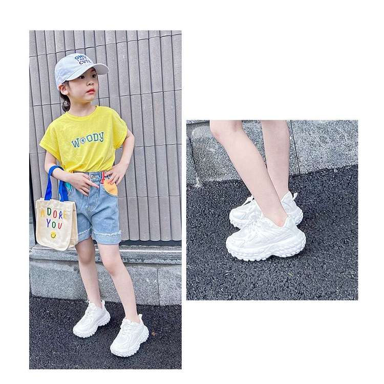 (LOLI-JKT) SN16 SEPATU ANAK CHUNKY TRAINERS  UNISEX SIZE 22-36