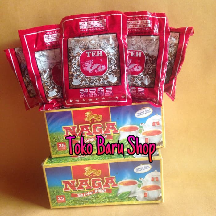 

1 paket teh naga celup dan tubruk / teh naga - tth1818