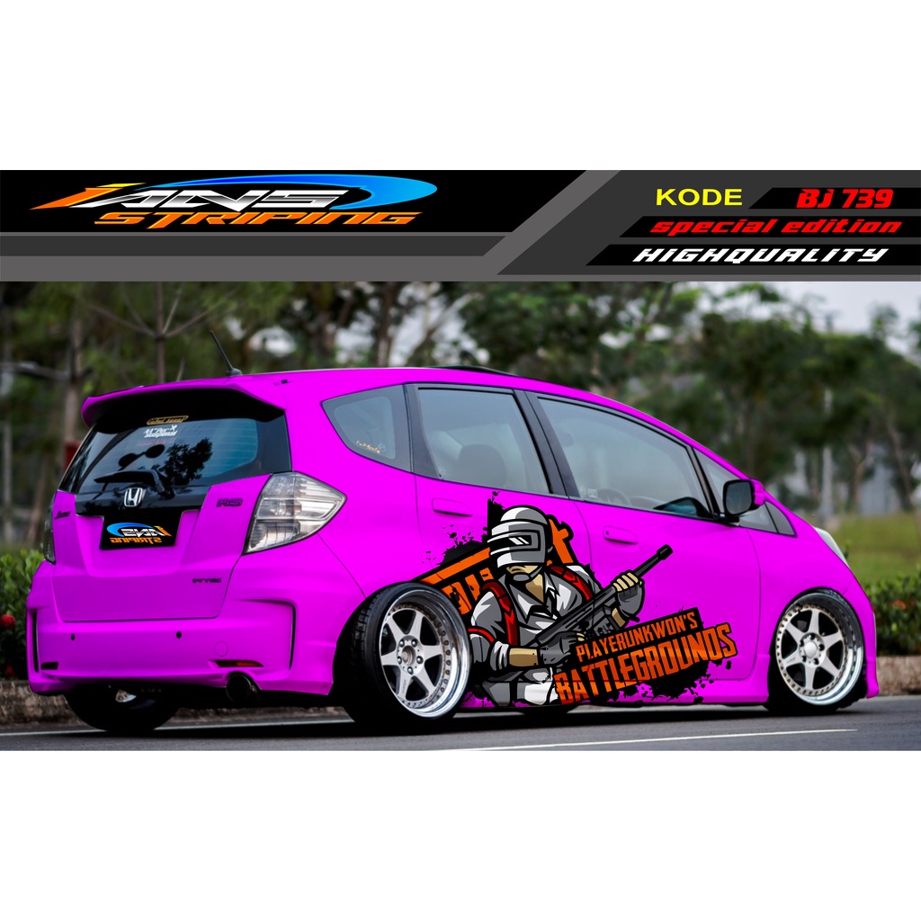 STICKER MOBIL HONDA BRIO AGYA JAZZ AVANZA YARIS / DECAL STICKER MOBIL JAZZ / STIKER MOBIL