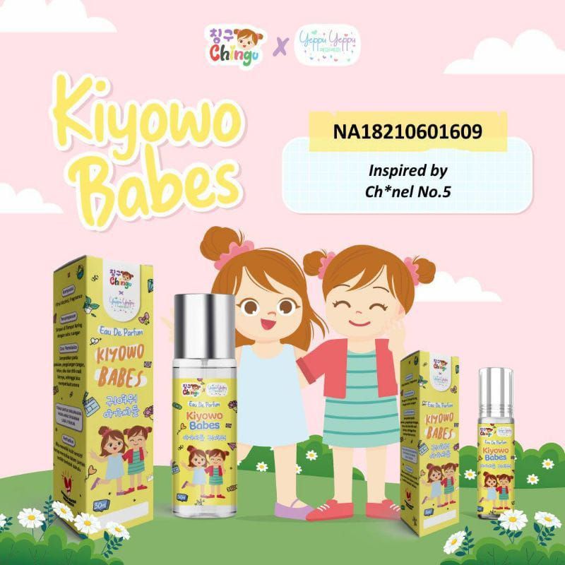 Eau De Parfume Chingu x Yepu by Kiyowo/Kiyowo Babes 6ml/Parfum K-pop