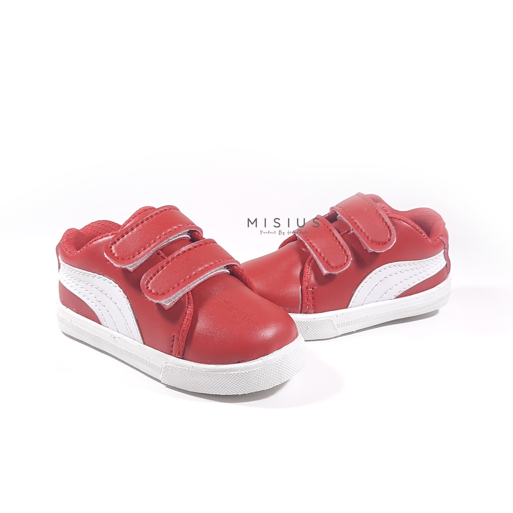 Misius - YUMMA Sepatu sneakers anak nyaman double velcro