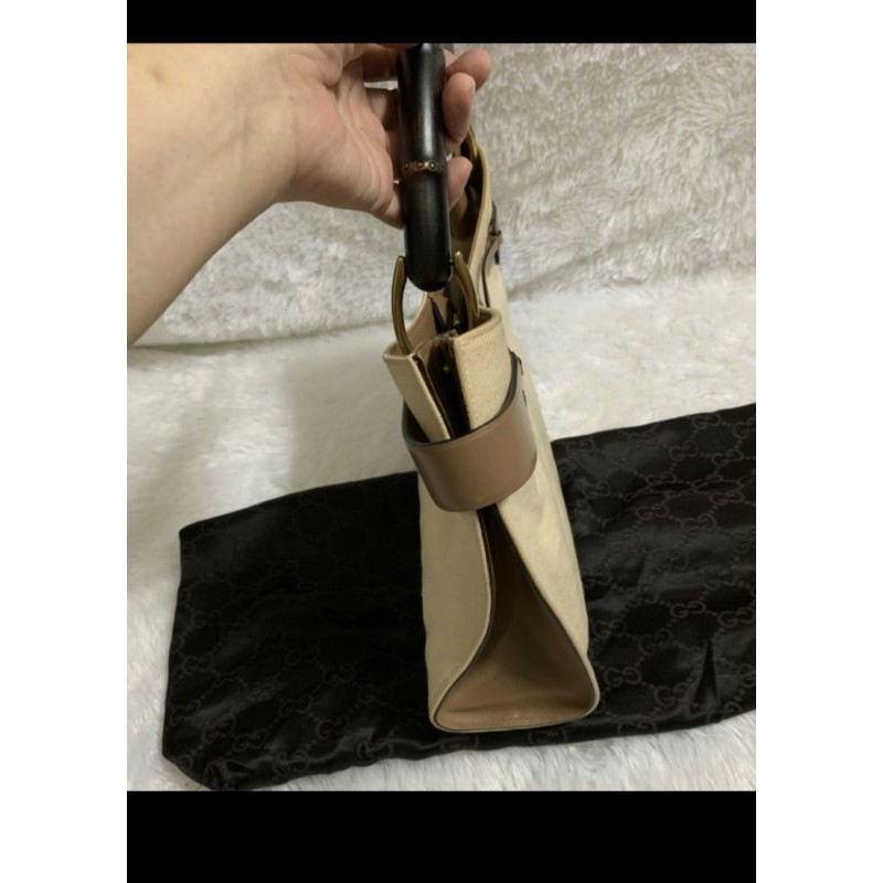 preloved tas gucci bamboo