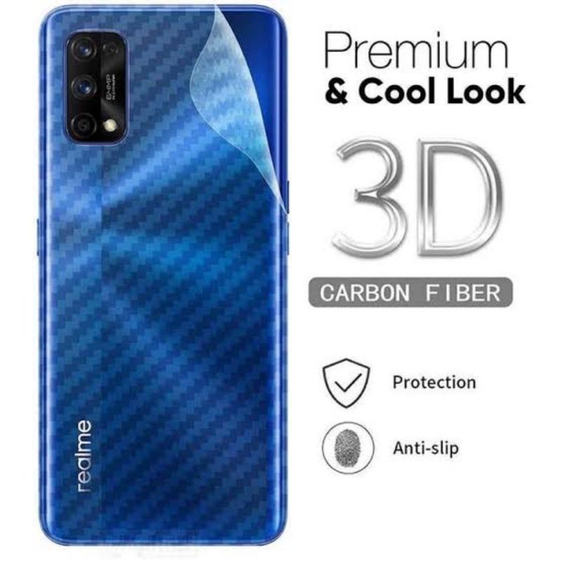 GARSKIN ANTI JAMUR REALME 5 5i/5 PRO/C2/C3/C11/C12/C17/C20/C21/C25/C31/C35/ SKINCARBON TRANSPARANT