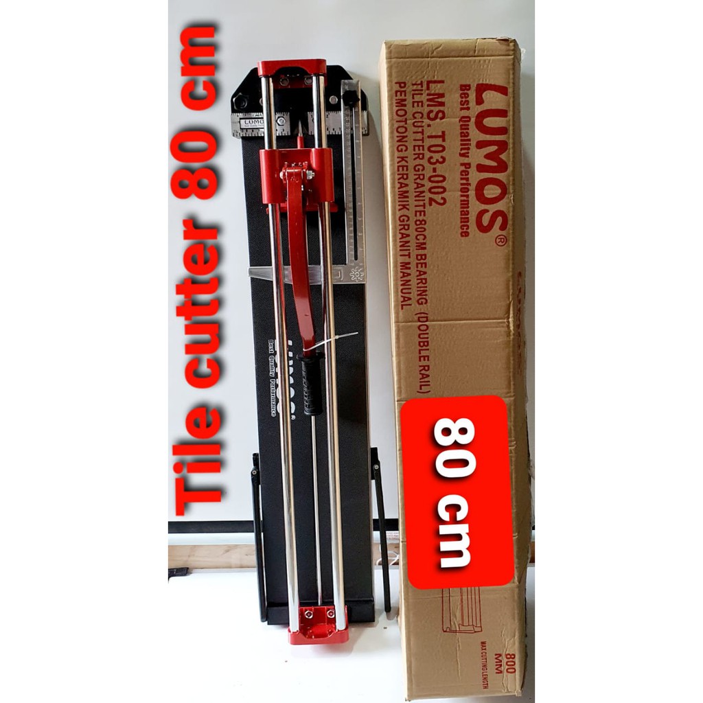 LUMOS ALAT POTONG KERAMIK LMS T03-002 TILE CUTTER GRANITE 80cm BEARING