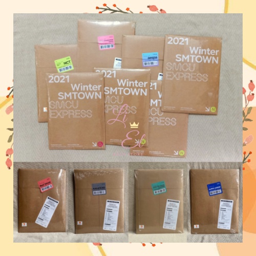 with poster/no poster 2021 Album Winter SMTOWN : SMCU EXPRESS (NCT/Super Junior/EXO/aespa/SNSD/Shine