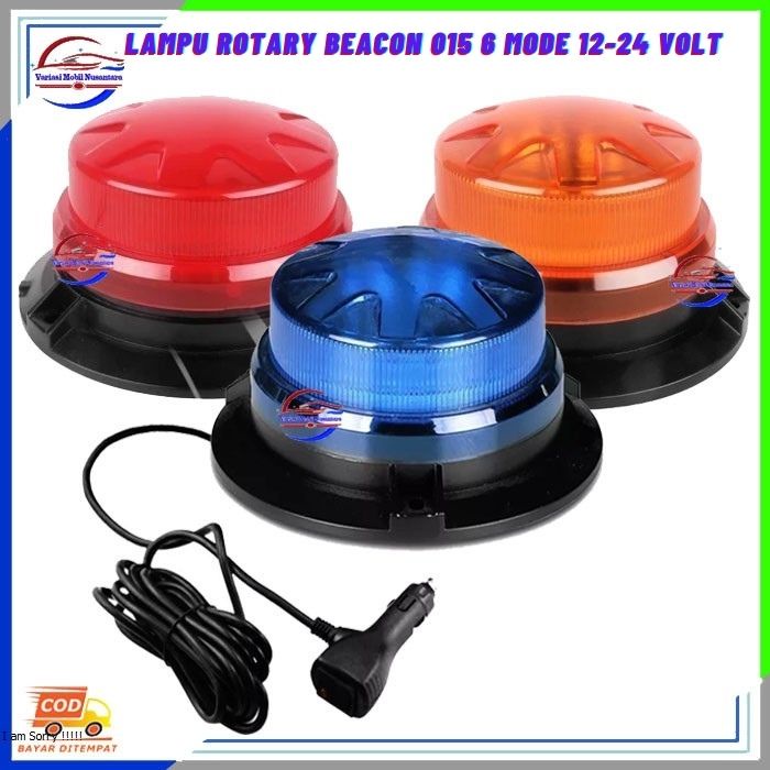Lampu Led Variasi Rotary Rotari Blitz Atap Atas Kabin Variasi Mobil Truk Truck 12-24 Volt