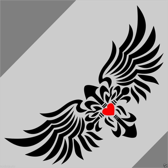 

cuting stiker tribal sticker lov
