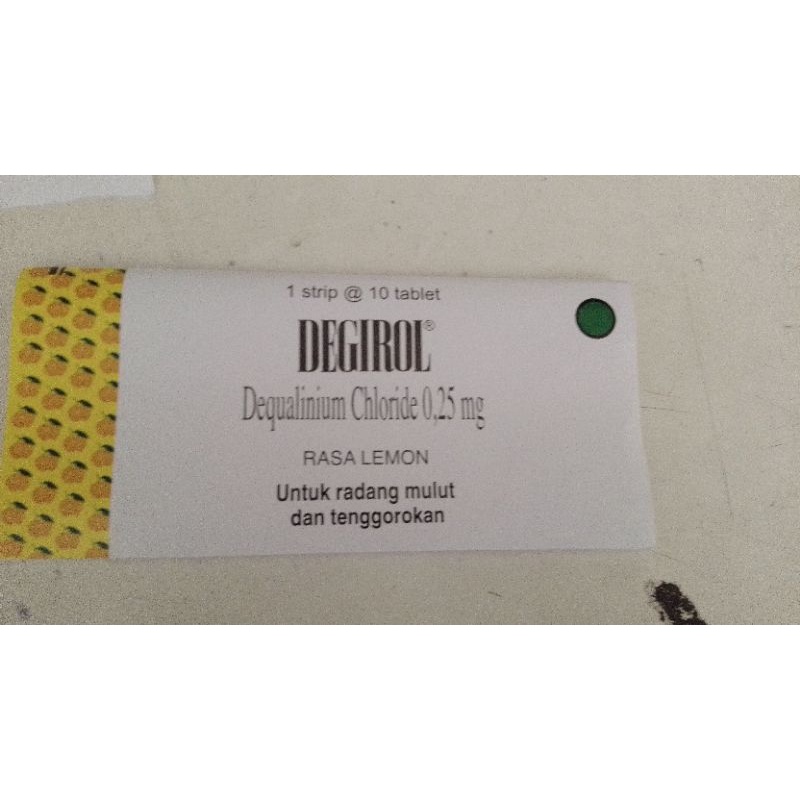 Degirol tablet // obat radang mulut dan tenggorokan