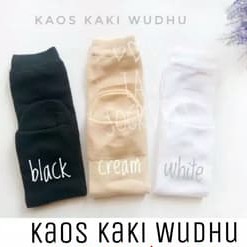 [HUSNA HIJAB] Kaos Kaki Wudhu 1 Lusin (Isi 12 Pcs) / Grosir Kaos Kaki Wudhu