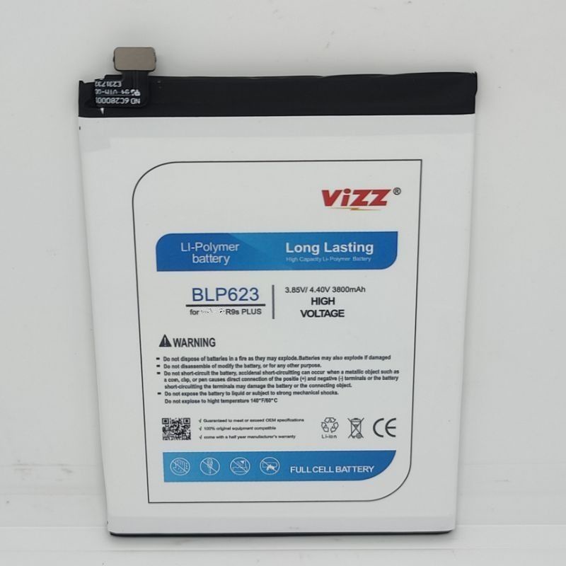 Baterai Batre Battray Vizz R9S Plus / F3 Plus / BLP623 Original Vizz