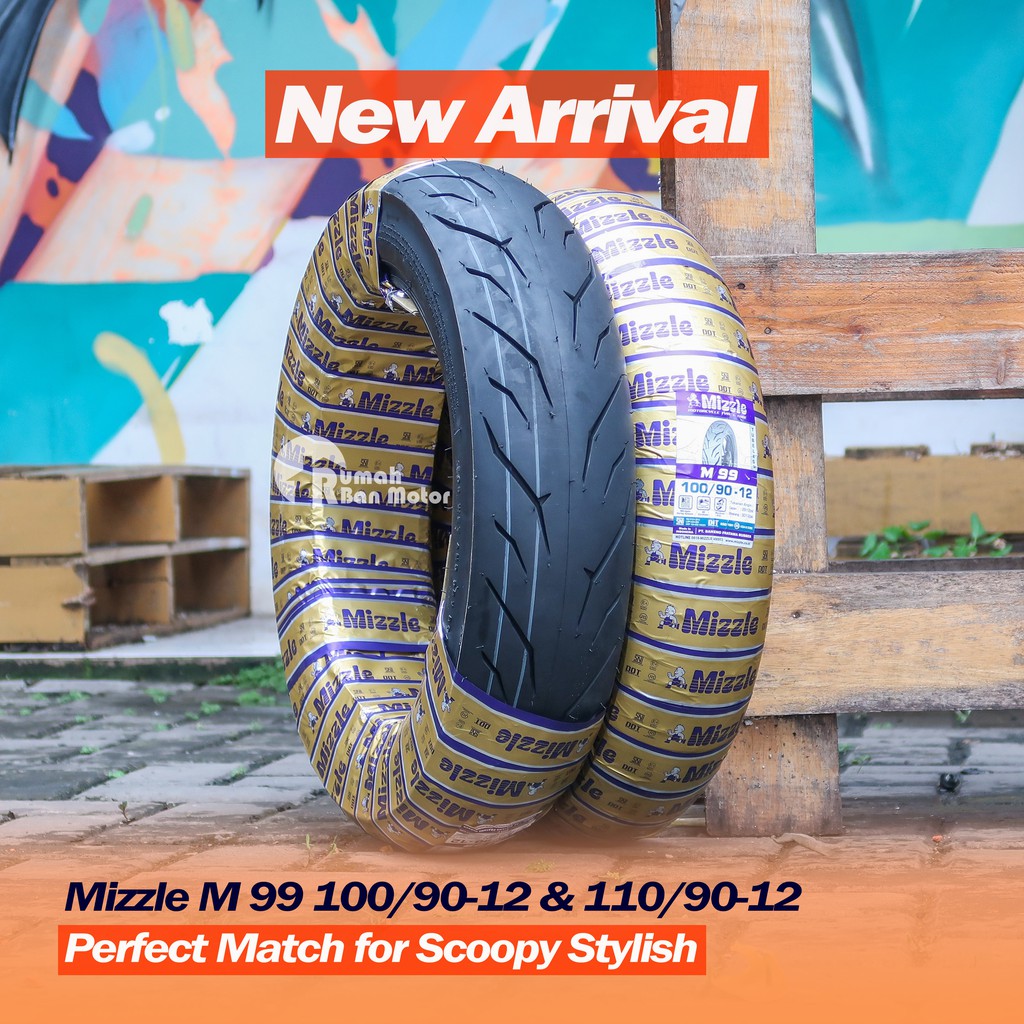 MIZZLE M 99 100/90-12 110/90-12 M99 Ban Scoopy Freego Ring 12