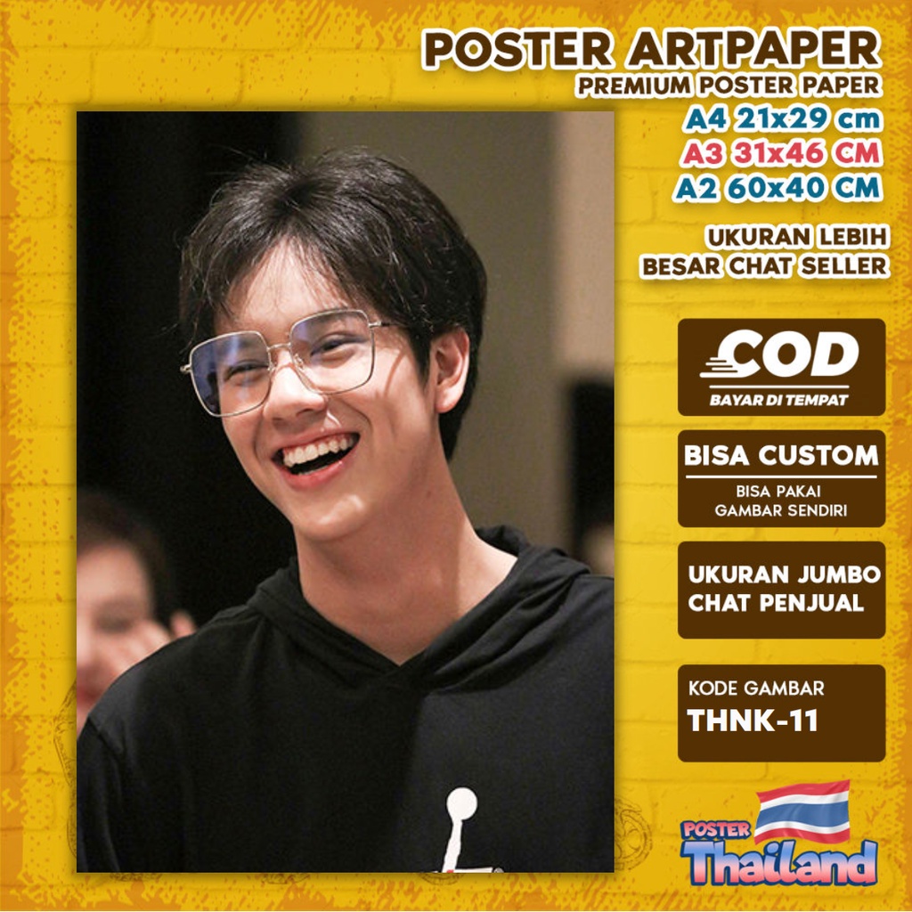 Poster Nanon Korapat Artis Thailand Pop Asia Thai Idol Aktor Film Hiasan Dinding Foster Aestetic Kam