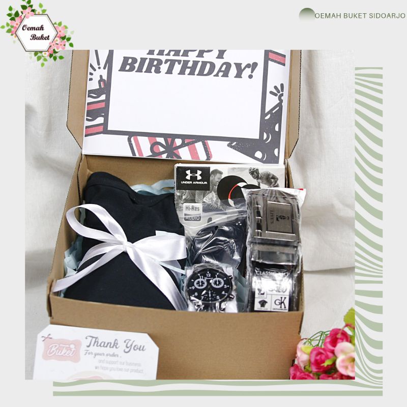 Hadiah Pria | Set Hampers Pria | Hadiah Ulang Tahun | Hadiah Wisuda