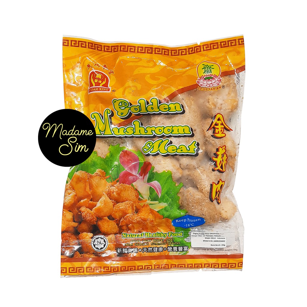 

GOLDEN MUSHROOM MEAT - DAGING JAMUR VEGETARIAN (200 GR)