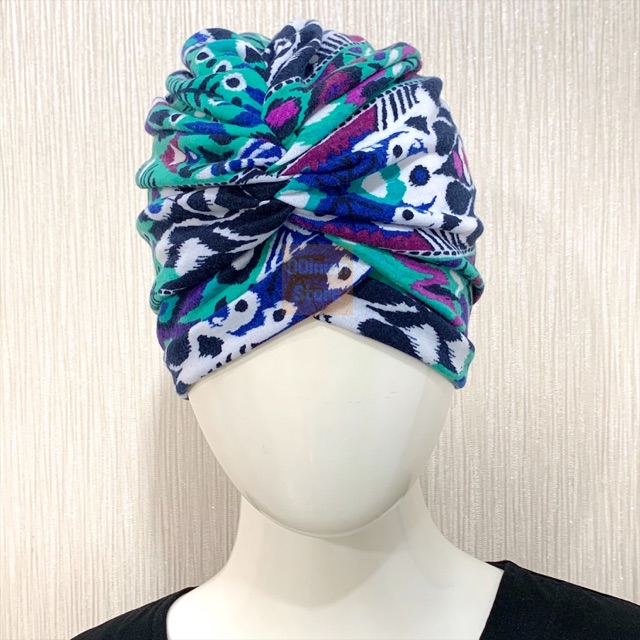 Turban Hijab Instan Instant QQinian Wanita Dewasa Fashion Muslim Motif Etnik Batik Songket Grosir
