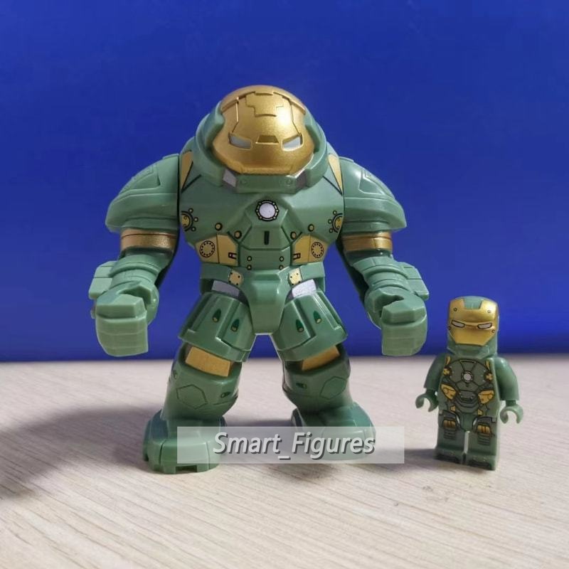 Mainan Action Figure Iron Man Minifigures MK37 MK39 Hulkbuster War Machine Patriot Marvel Untuk Hadiah Anak