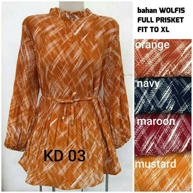 ATASAN PLISKET_BLOUSE PLISKET PREMIUM