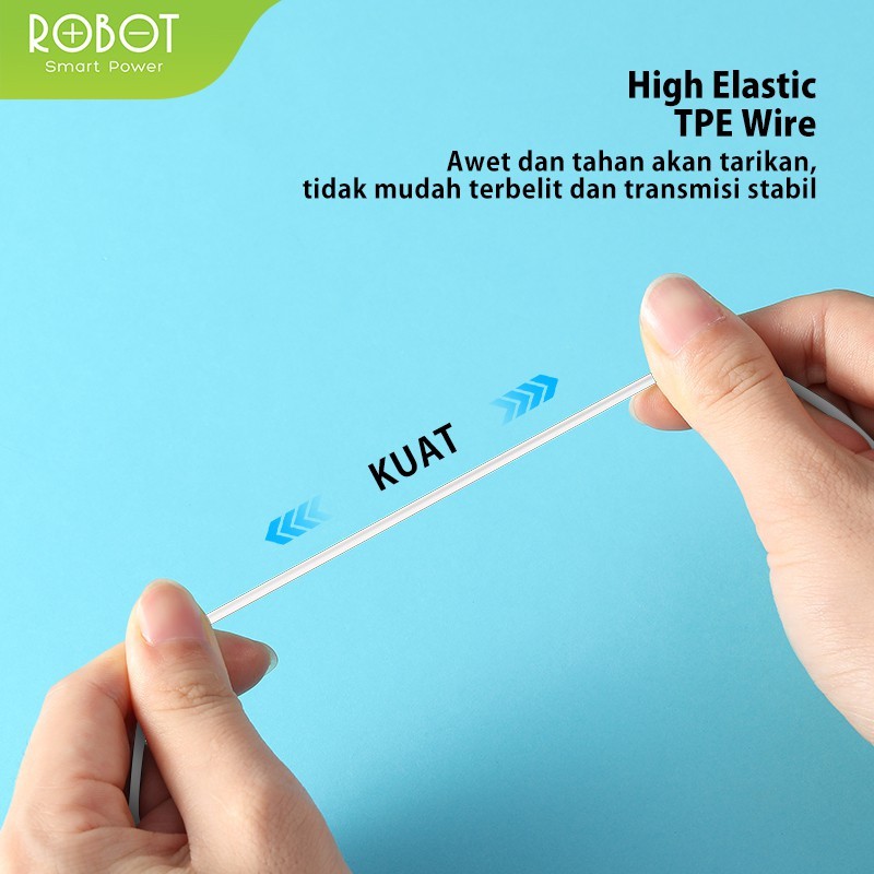 Headset Robot RE20 Wired Earphone Bass