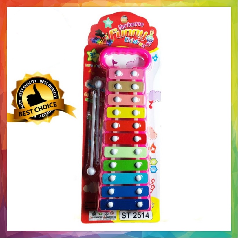 Mainan Edukasi Xylophone ST 2514 - Alat Musik Gamblang