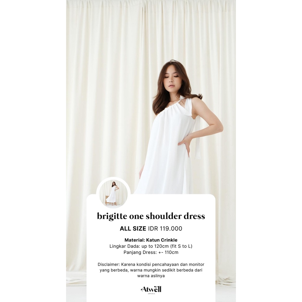 Brigitte One Shoulder Long Dress