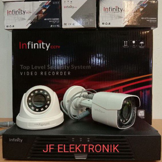 paket cctv infinity 16 channel dengan 9 kamera infinity 2mp 1080P