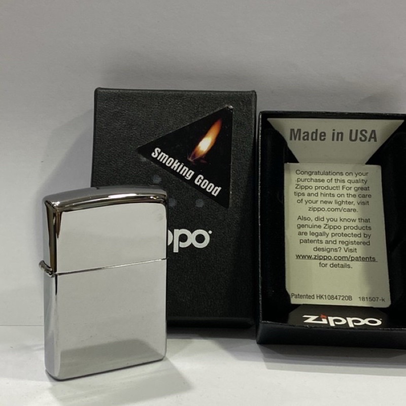 Original zippo “case only” hi polish chrome 250