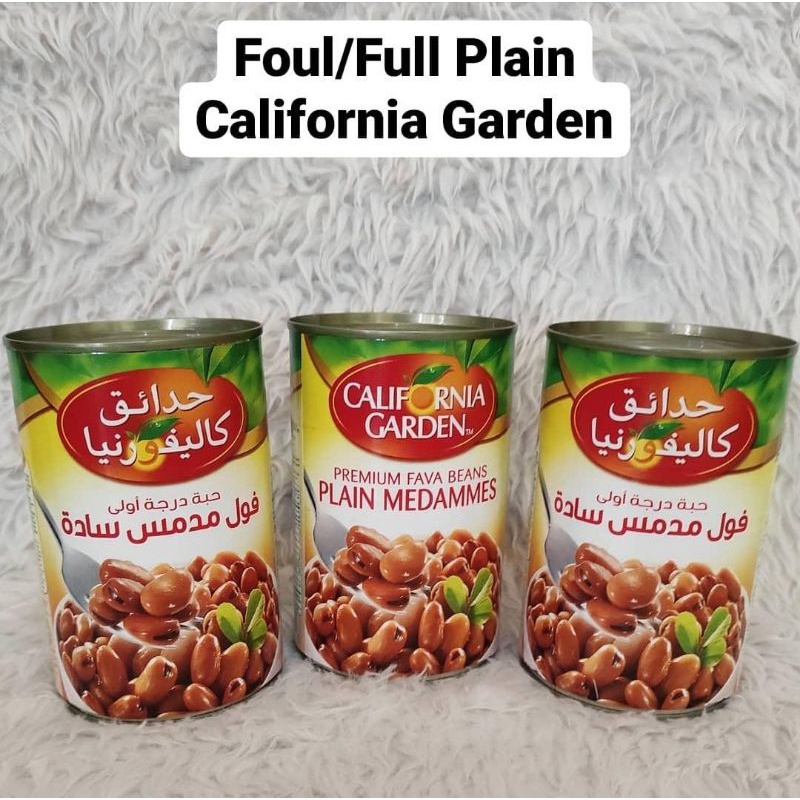 

Foul full Plain & With Chilli California garden