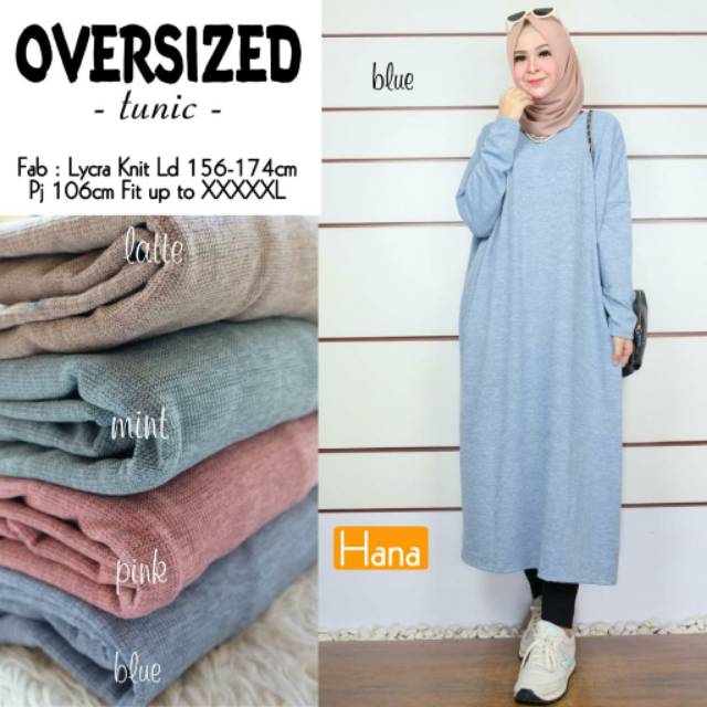 Tunik Jumbo Oversized Up To Xxxxl Bahan Nyaman Panjang Muslim Kekinianll Shopee Indonesia