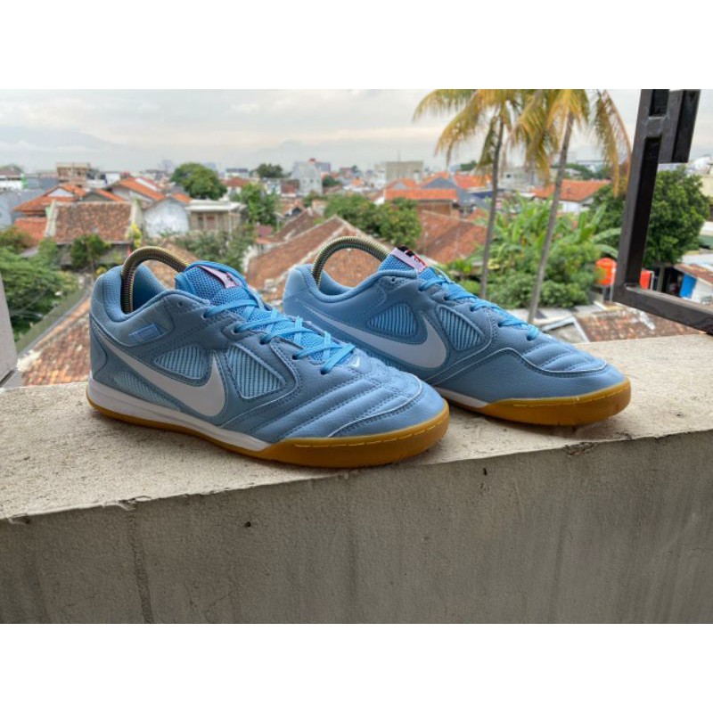 Jual Sepatu Futsal Nike Gato Sky Blue Ic Shopee Indonesia