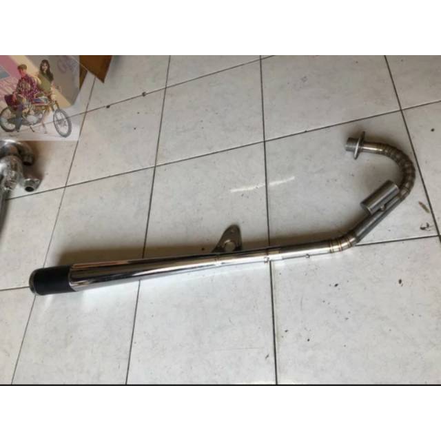knalpot gl kleper leher stainless full cacing power boom