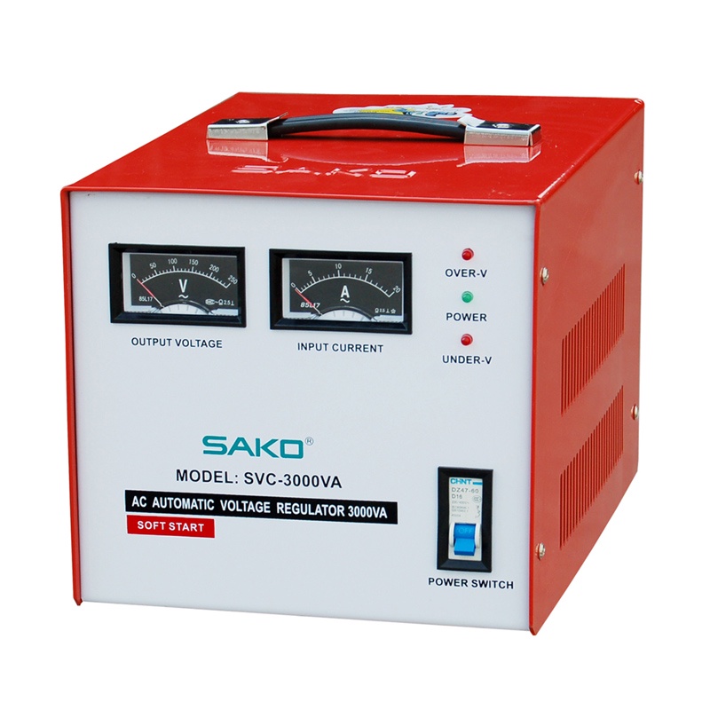 Stabilizer SAKO SVC-3000VA Automatic Voltage Regulator 3000 Watt / 3000W / Stabil SVC 3000 VA