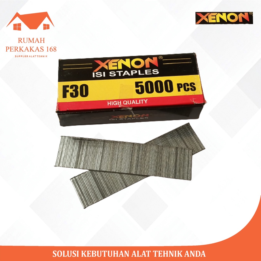 

Isi Staples Mesin Paku Tembak Refill Air Nailer Stapler Xenon F30