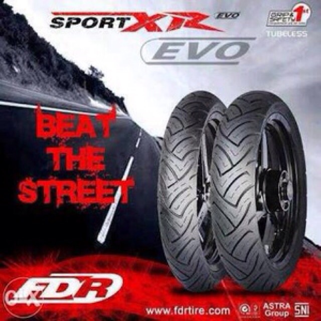 BAN FDR RING 17 UKURAN 110/70 DAN 130/70 SEPASANG