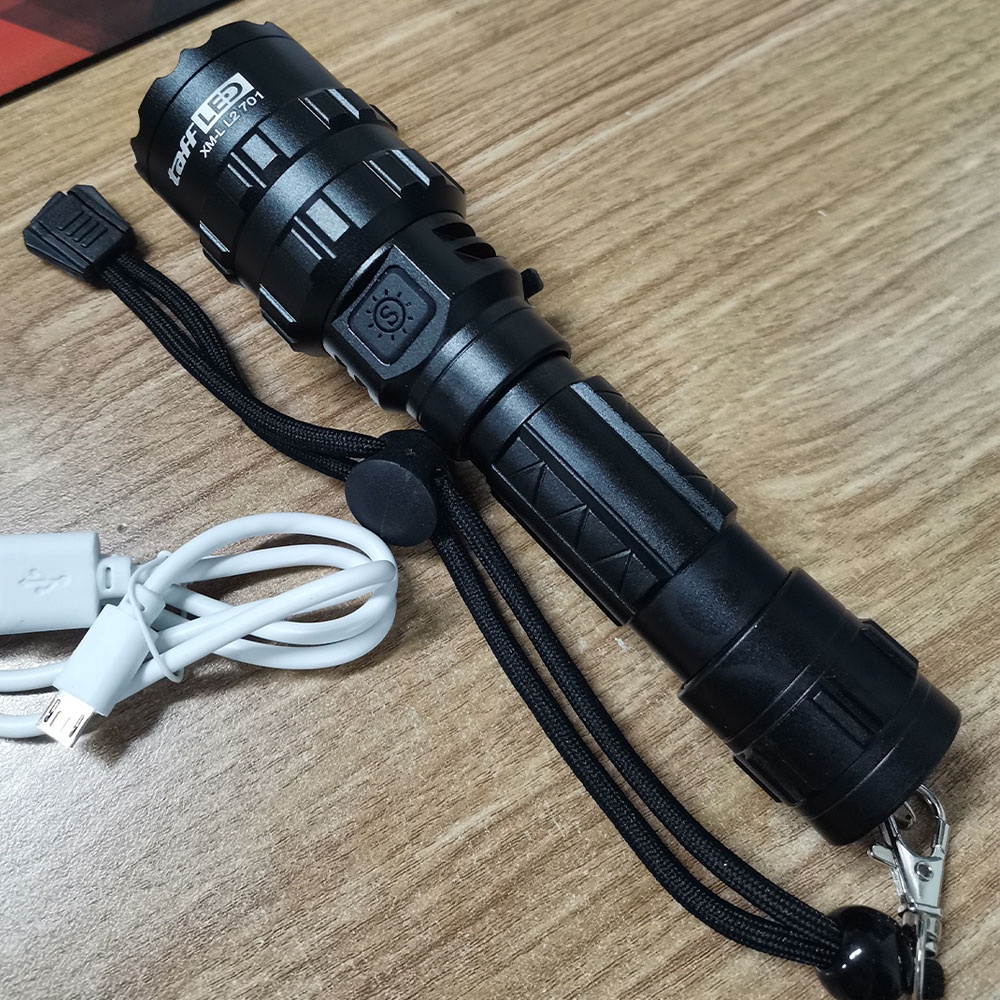 Lampu Senter LED Torch Hunting Cree XM-L L2 65000 Lumens Waterproof