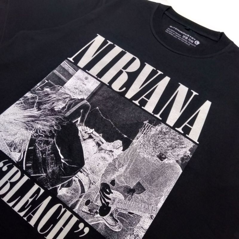 ORI Kaos Band Nirvana Bleach | Punk rock