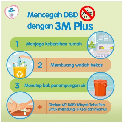 My Baby Minyak Telon Plus 90ml, Minyak Telon Bayi, Anti Nyamuk Bayi